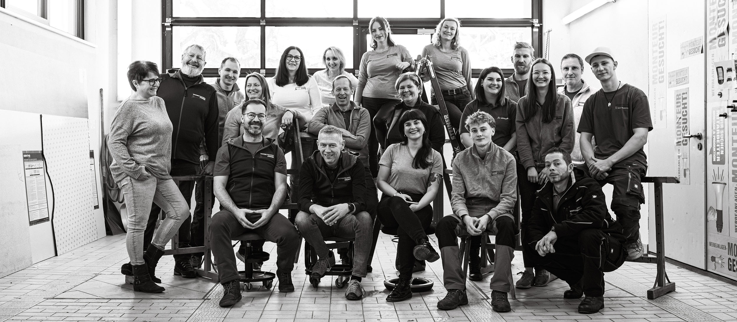 Teamfoto Werbetechnik Steiner aus Altenmarkt, Salzburg, Österreich